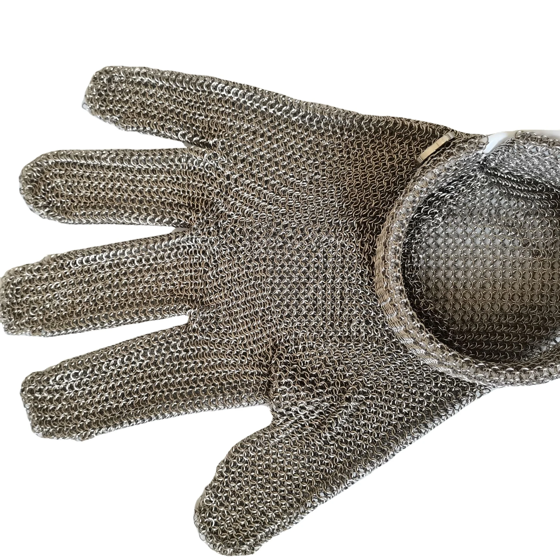 Hot 304L Cut Resistant Stainless Steel Chain Mail Gloves for Butcher