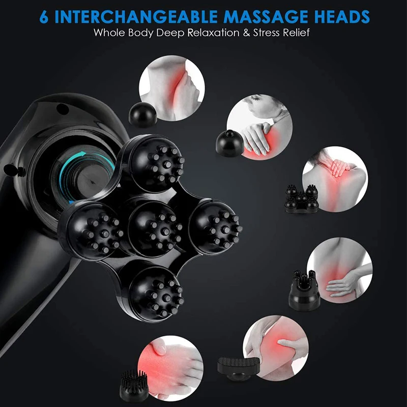 Best selling foot back head cordless handheld rechargeable massage hammer