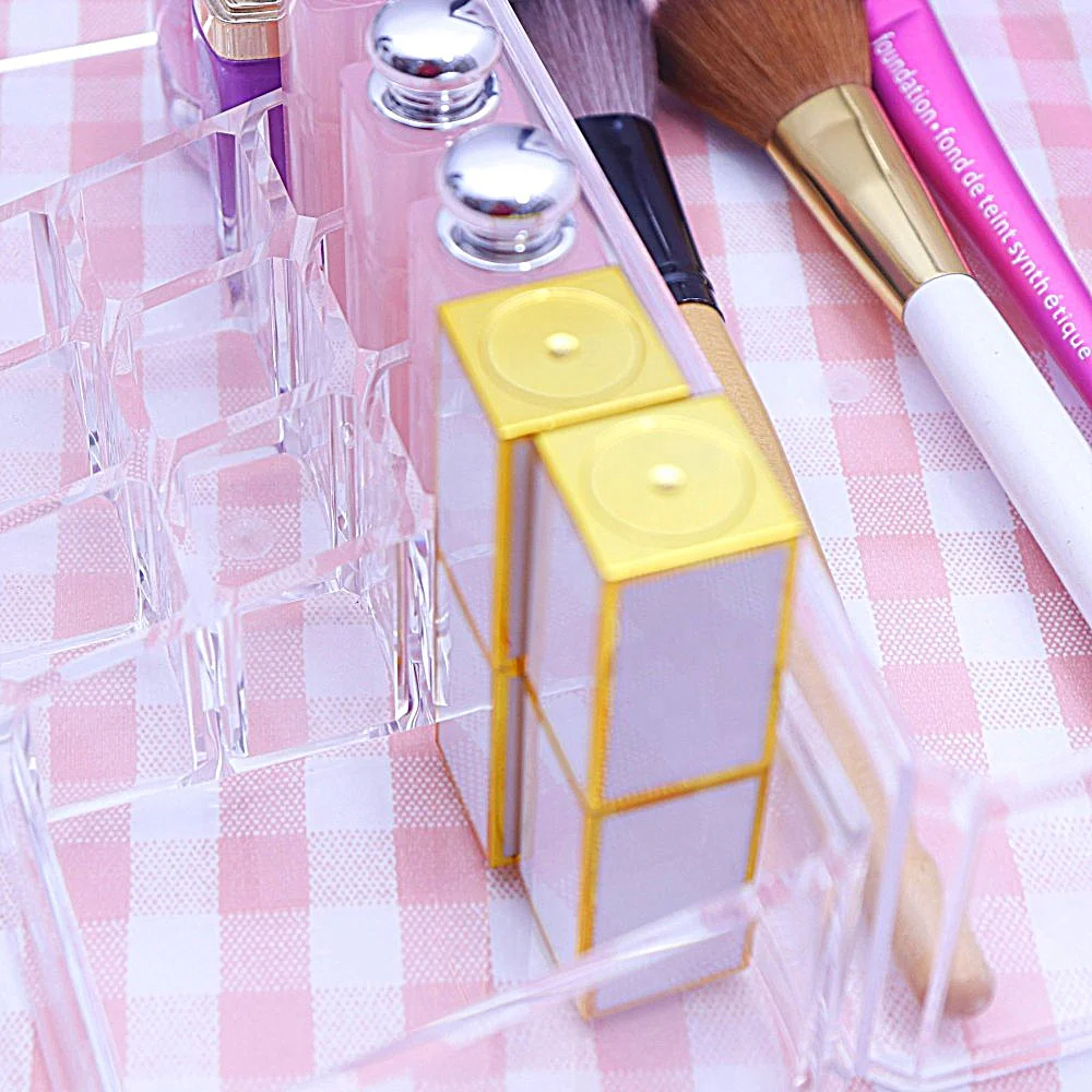 Акриловый прозрачный Ванная комната пункт маникюрный Настольный ящик для хранения кисточки губная помада лак для ногтей контейнер