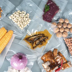 OEM Food vacuum packing bag food fresh packing bag home use packing bag for all kind of vacuum sealer