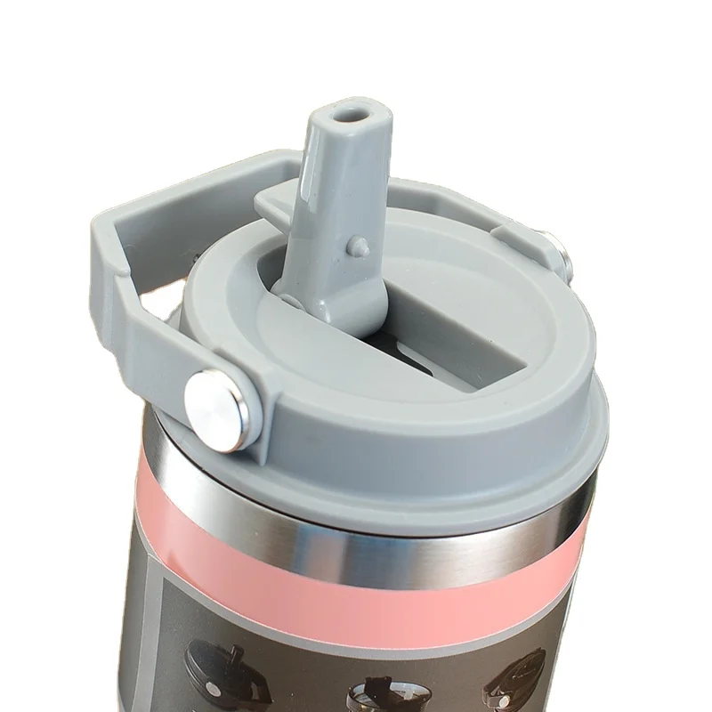 Hot Selling Large Capacity Tumbler Mugs Gym Sports Thermos Cup with Straw Water Bottles for Travel