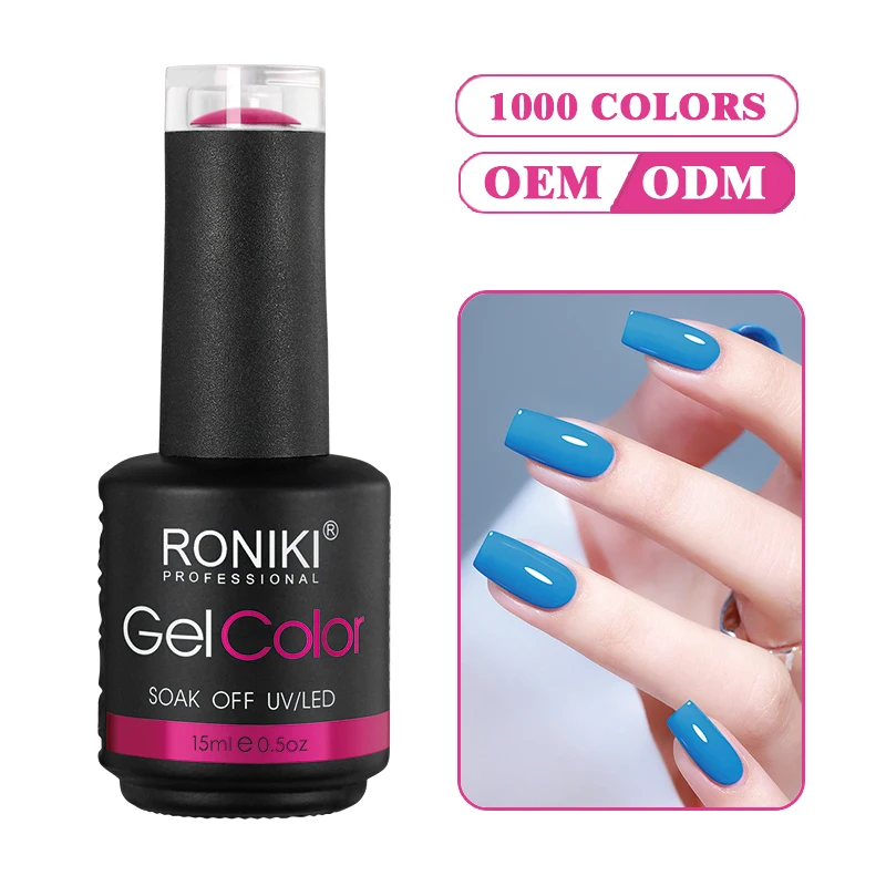 RONIKI 59 Colors Nail Supplies Non-Toxic Wholesale Soak Off Gel Polish Custom Private Label Color Uv Led Organic Nail Polish