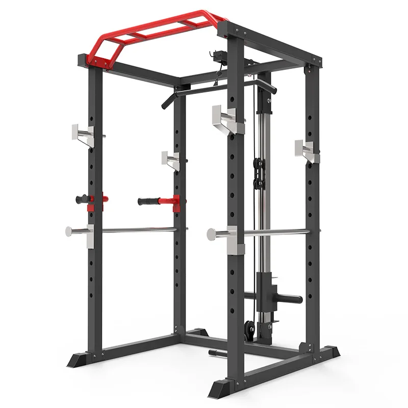 Hot selling fitness gym exercise equipment smith multifunction squat rack power cage