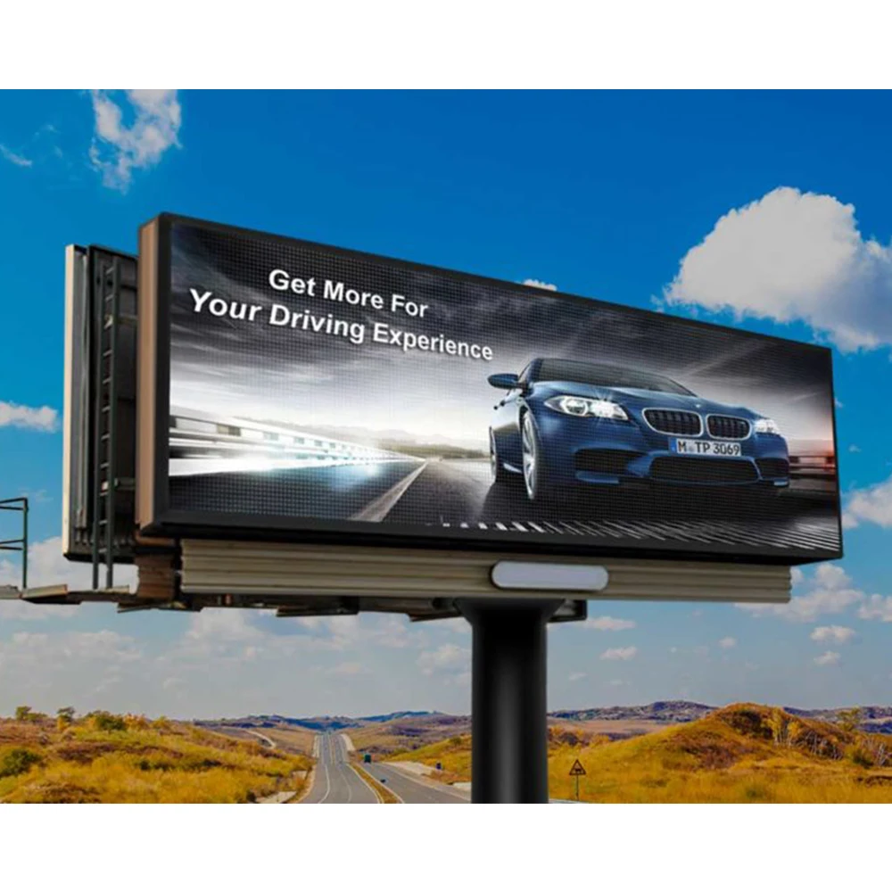 Waterproof Street Pole P10 Pantalla Led Exterior Electronic Big Digital Billboard Advertising Fixed Outdoor Screen Led Display