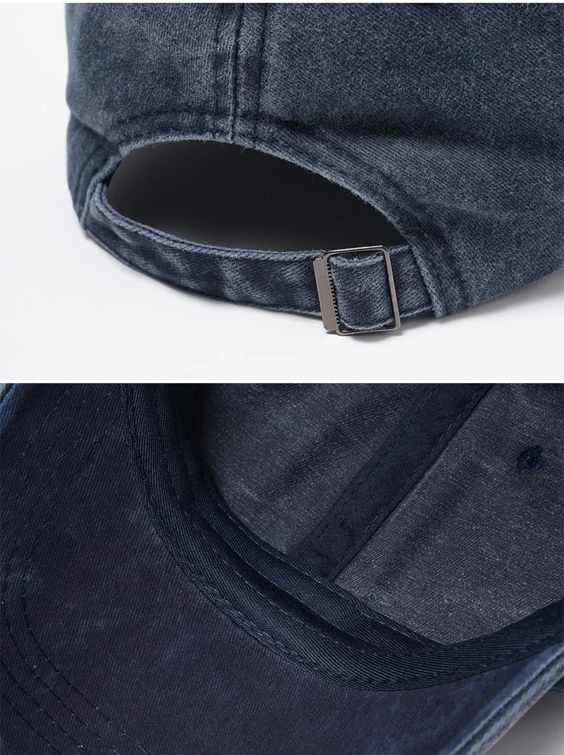 Factory customized logo washed denim unstructured cotton dad hats wholesale