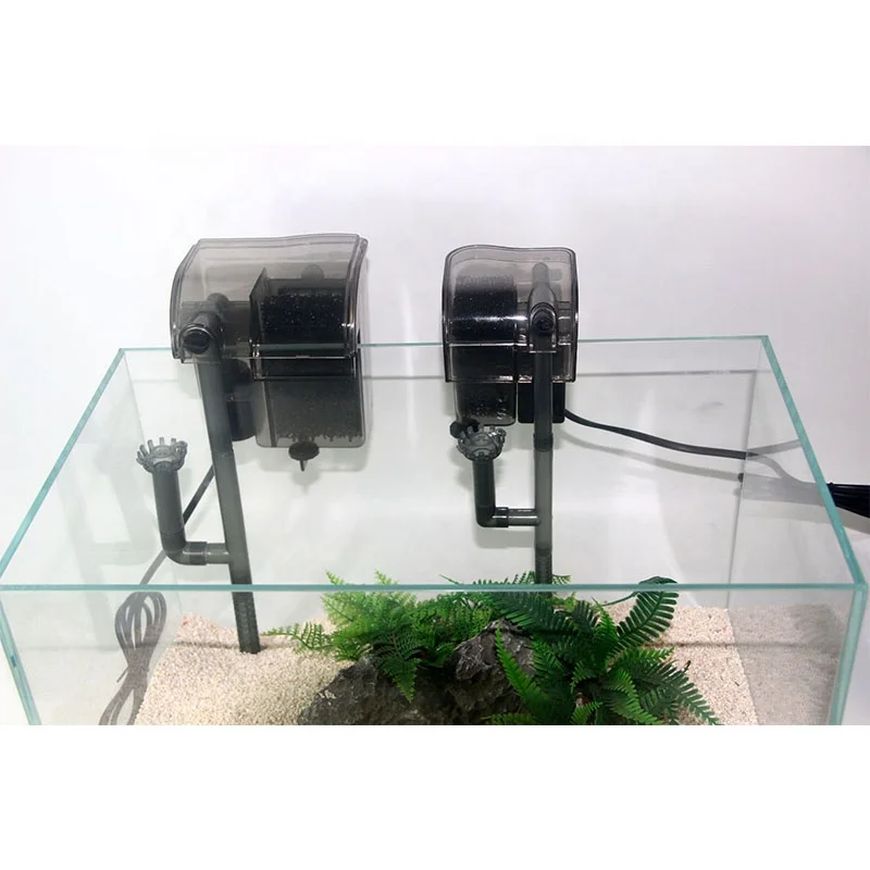 Small Circulating Waterfall Wall Mounted Filter Fish Tank Filter Three In One Filter Pump Silent and Oxygenated Water Pump