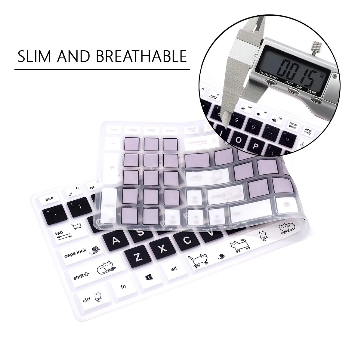 Stylish Design Silicone Keyboard Covers Custom Keypad Skin Protector Protective Film For Asus N50 U5000 K52 K53 K53S K72