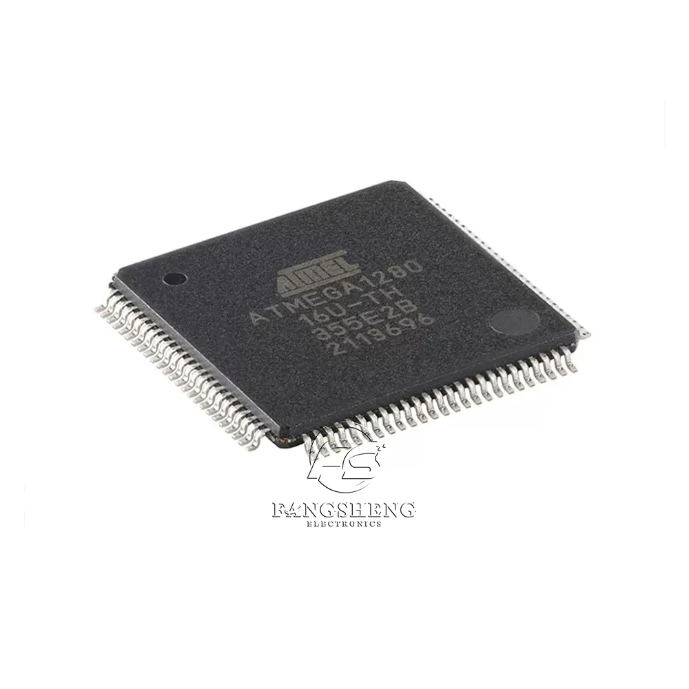 100% original ATMEGA1280-16AU TQFP-100 8-bit AVR microcontroller chip ATMEGA1281-16AU TQFP-64