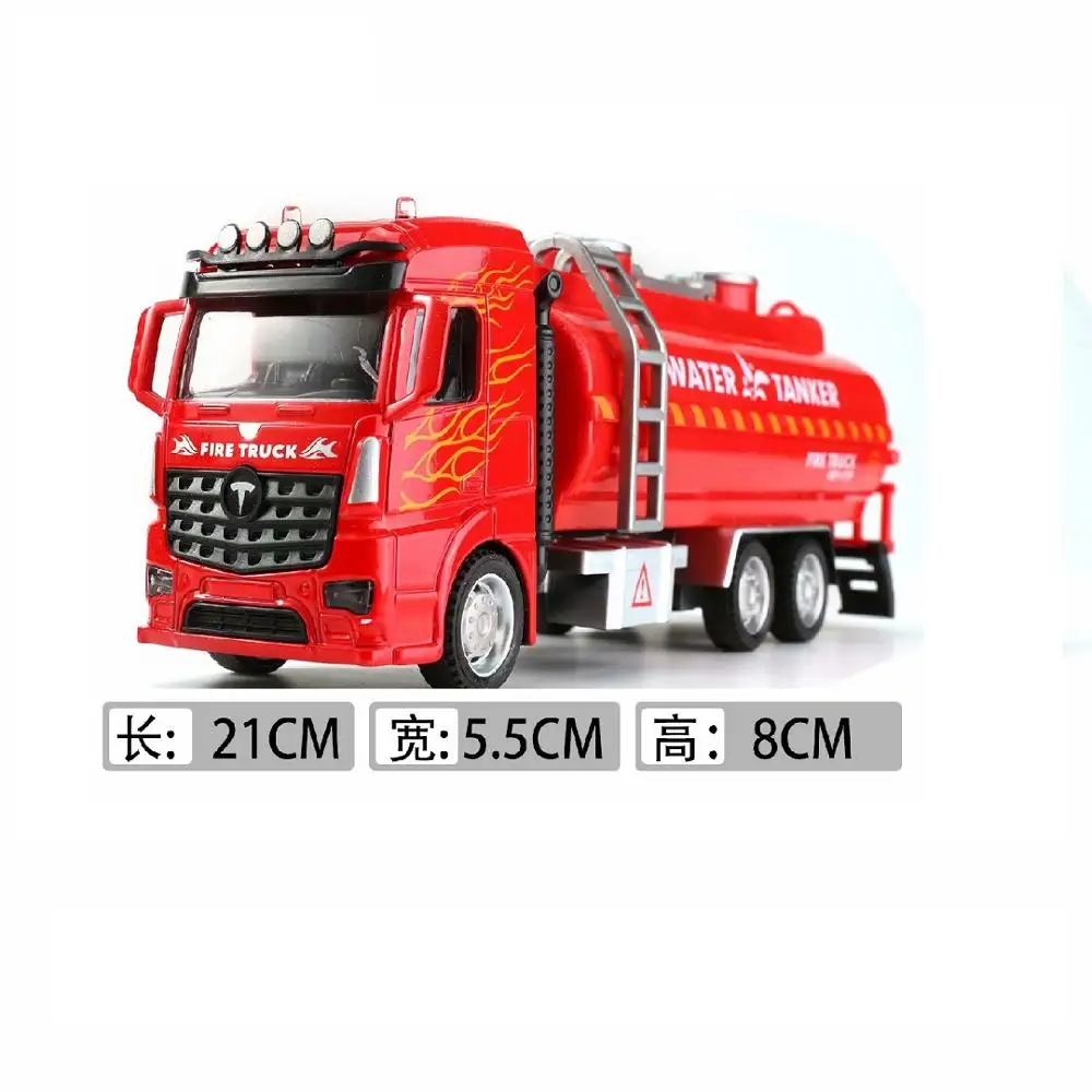 Fire truck toy series diecast model car simulation metal fire engine truck toy