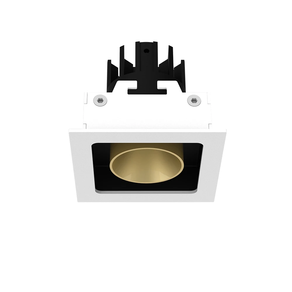 2022 hot sale keey white recessed led grille lamp rectangle grille led lights