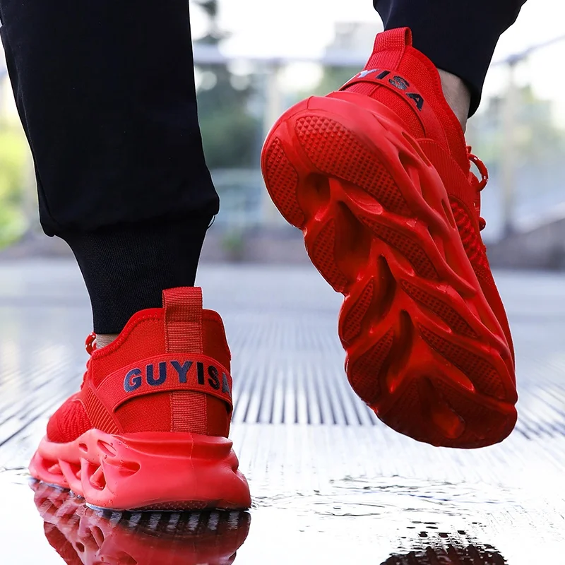 GUYISA Fashion Hot Sale Safety Shoes Lightweight Steel Toe Smash Resistant Breathable Fabric Safety Shoes