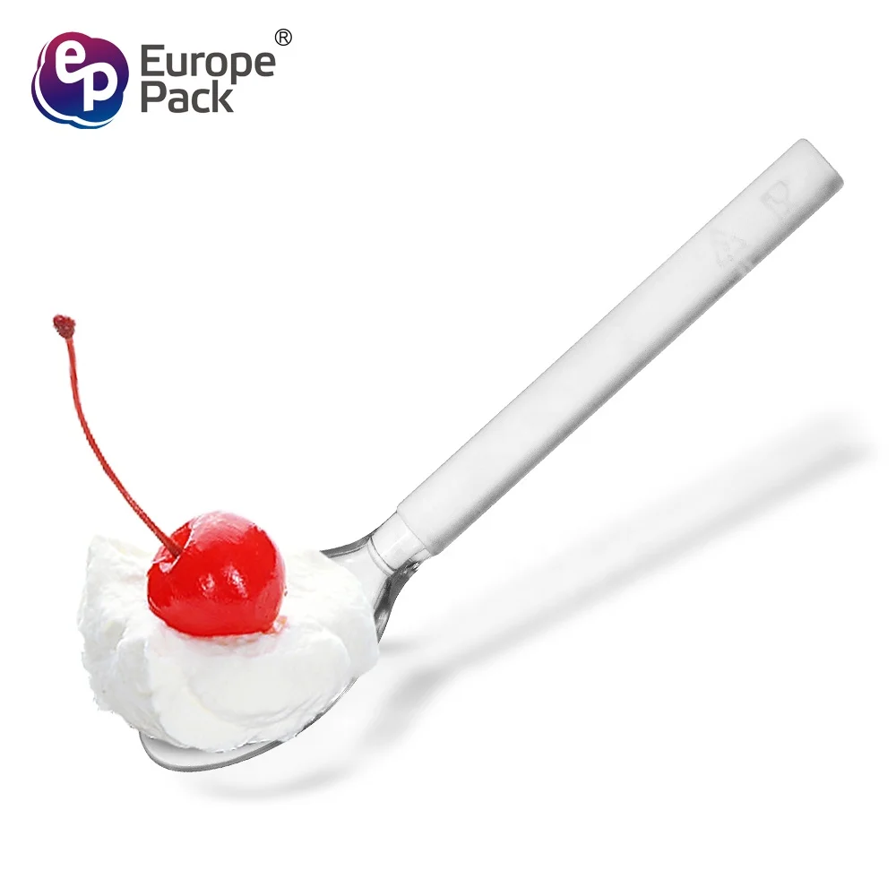 Набор многоразовых столовых приборов из твердого пластика, ложки для еды, посуда для продажи