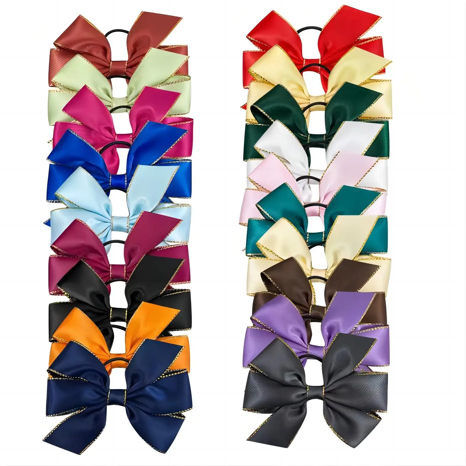 Newly custom Bottles Gift decoration ribbon bow satin bow ribbon with elastic ribbon bows for gift