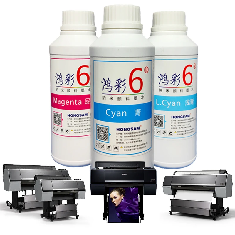 500ML 11 Colors Large format inkjet printer Universal Pigment Ink For EPSON P7900 P9900 P7000 P9000 P7890 P9890 P6000 P8000