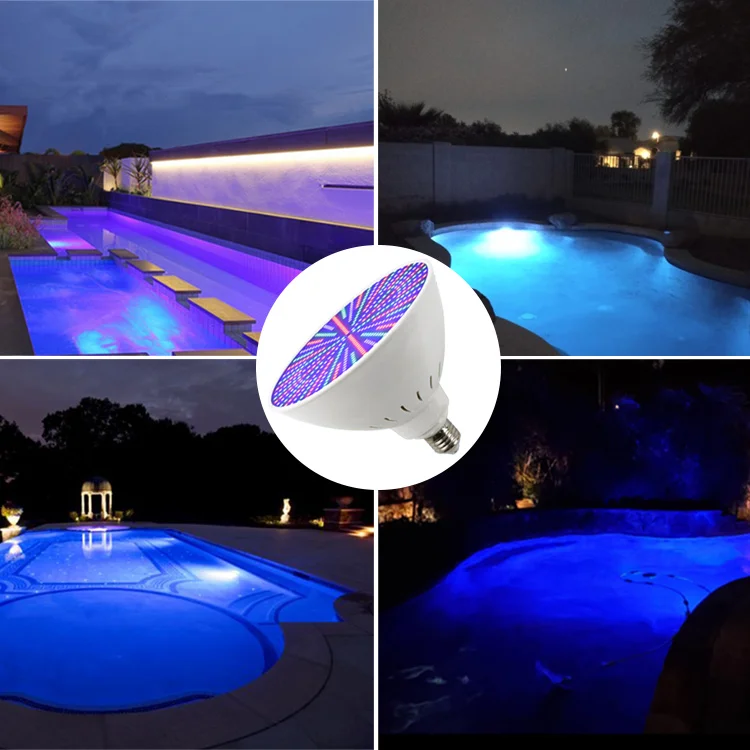 PAR56 12V RGB IP68 LED Underwater E26 E27 Waterproof Swimming Pool Light