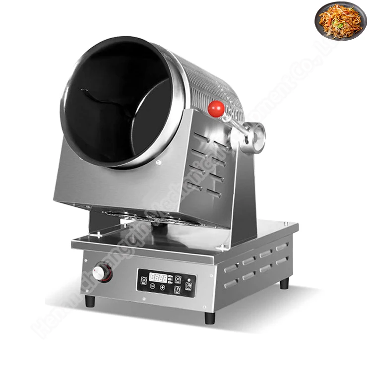 Commercial cooking automatic pot 50l stir fry machine