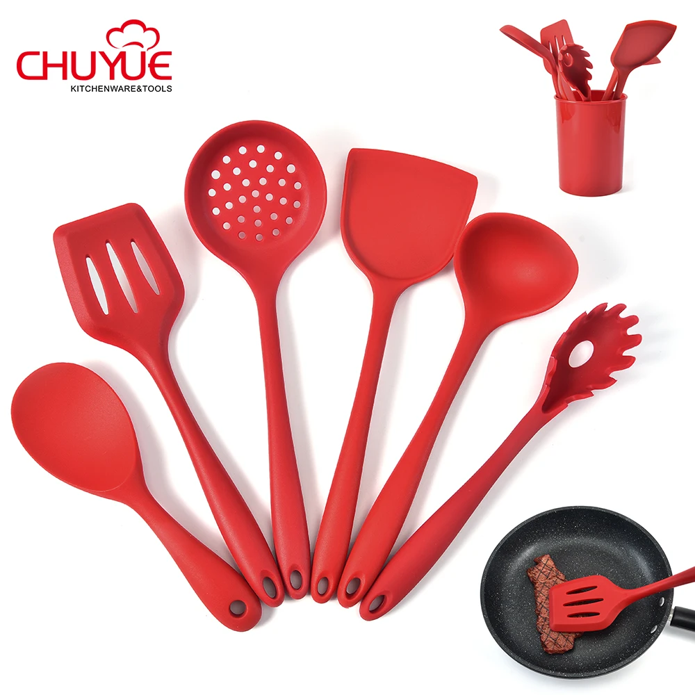 Лидер продаж, силиконовые инструменты для дома, набор кухонной утвари для приготовления пищи