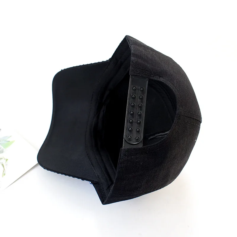 Hot selling two-color rhinestone design hip hop hat baseball cap with custom logo suitable for show dancing pointed hat unisex