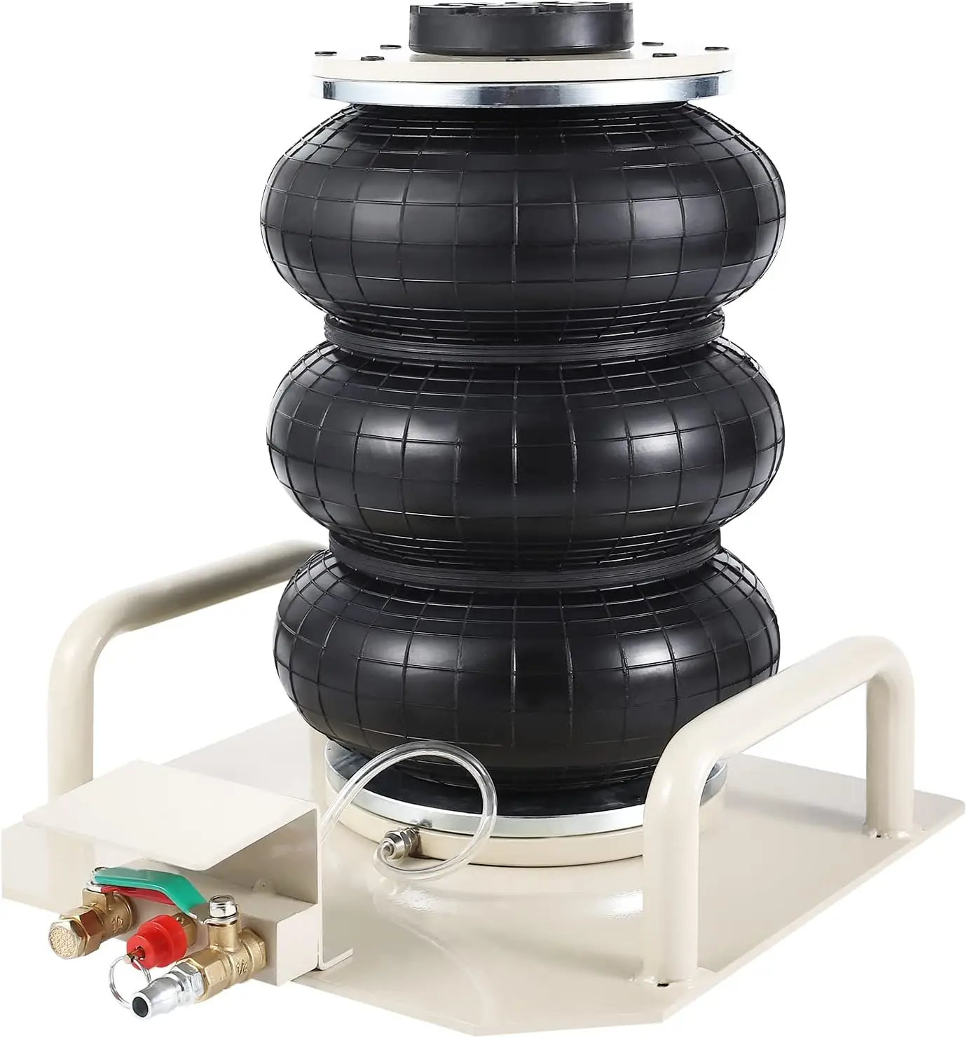 3 Ton/6600LBS Triple Bag Air Jack Fast Lifting Pneumatic Car Repair Inflatable Bladder Jack Lifting Height Up to 15.75 Inch