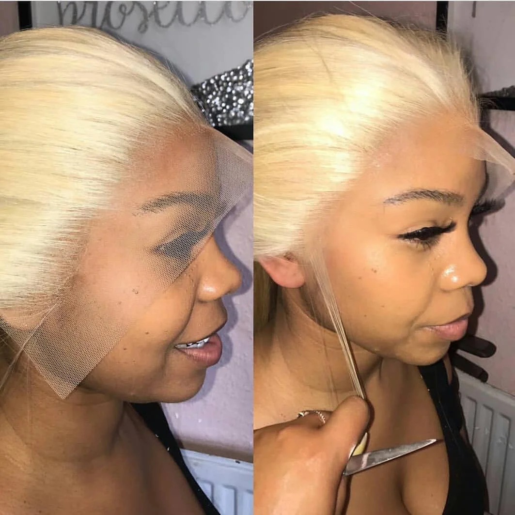 Mink Brazilian Virgin 613 Blonde Full Lace Front Wig Human Hair Wholesale 360 Transparent Hd Lace Frontal Wigs For Black Women