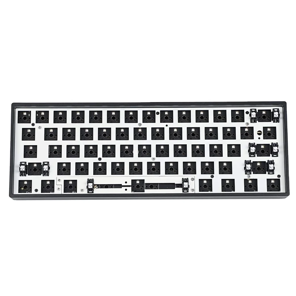 OEM 60% Tofu60 60 Gk61x Hot Swap Mechanical Keyboard PCB and Case Kit China Usb Desktop Telefonos De Teclas Por Mayor RGB Chroma