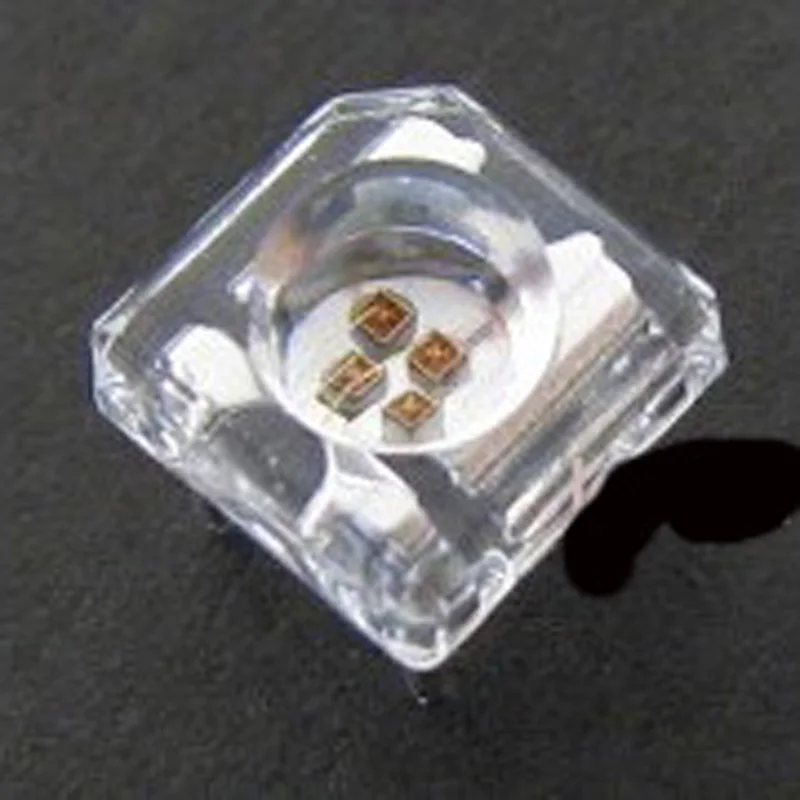 Лучшая цена, прозрачный матовый Объектив super flux 5 мм RGB LED