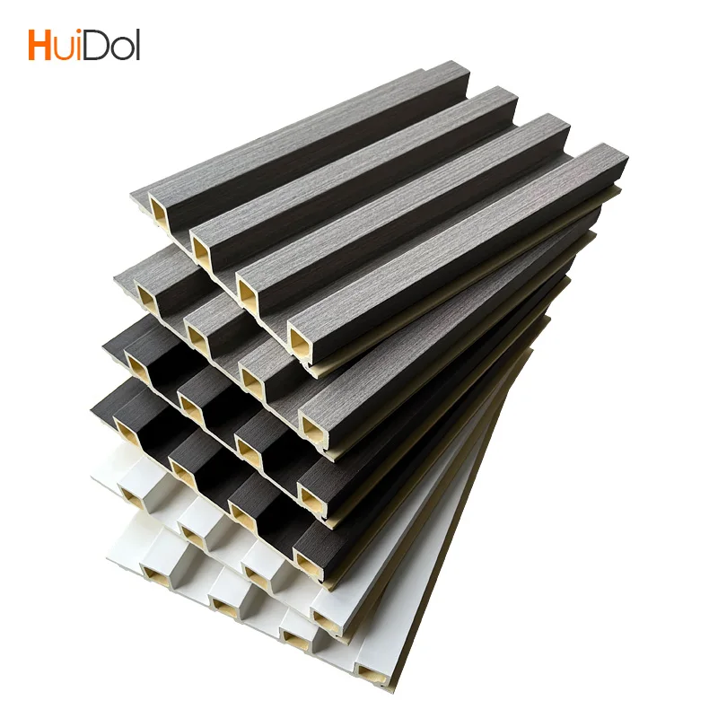 Wpc Wood Interior Decoration 3D Pattern Wall Panel Decorative Wood Replacing PVC Wall Panel