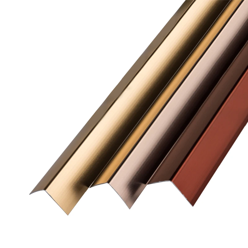 
Foshan outside corner guard stainless steel tire trim L shape wall guard decorative wall corner guards factory price 