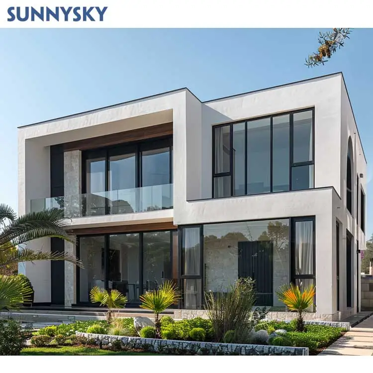 Sunnysky Apartment Panoramic Picture Window floor to ceiling aluminum large window fixed glass extra large picture window styles