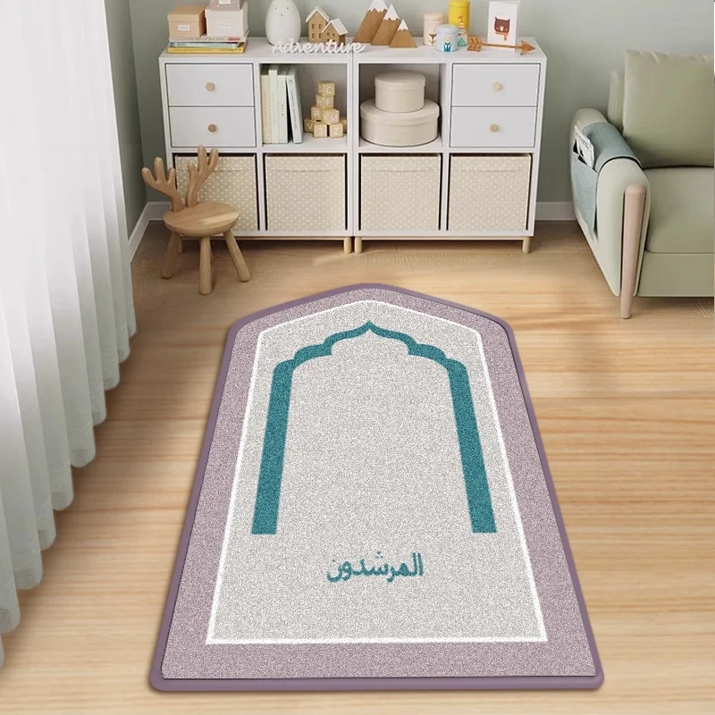 Kids Children Prayer Mat Islamic Muslim Soft Thick Prayer Rug Carpet Tapis De Priere Muslim Praying Mat
