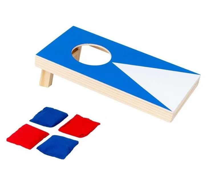 Factory Custom Wooden Bean Bag Toss Corn hole Toss Game set For Outdoor Adults Play
