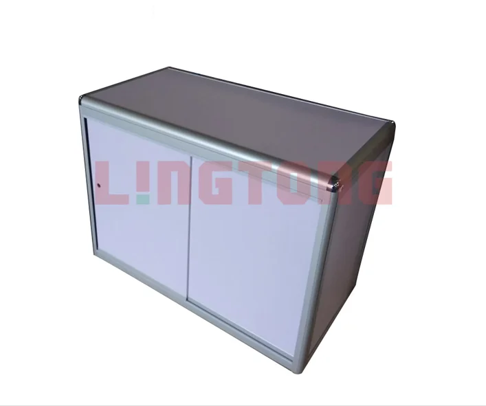 Портативный алюминиевый каркас складной запираемый шкаф выставочный стенд витрина для алюминиевого профиля торговли