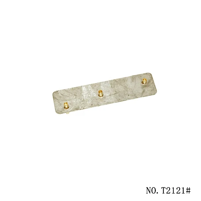 TANAI Custom Engraved Hollow Letters Handbag logo Metal Plate Labels Tag for Clothing