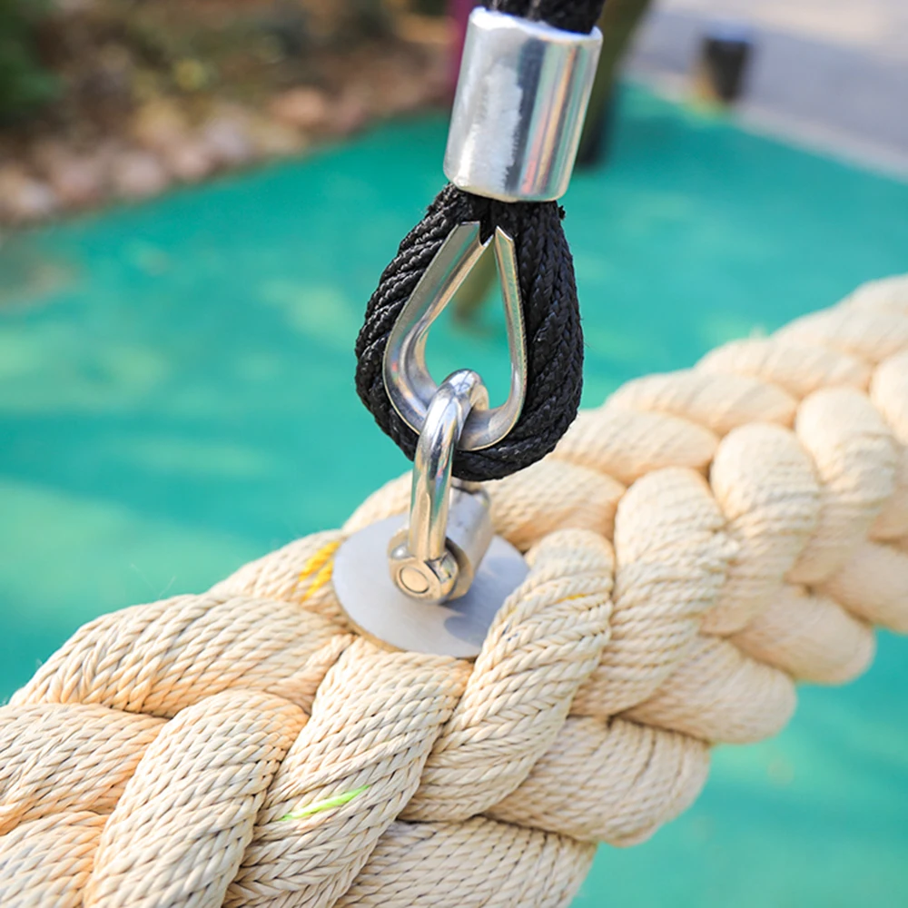 Children Outdoor Rope Climbing Playground Swing Bridge