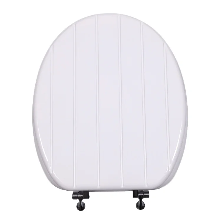 Bofan Promotional bathroom wall hanging kirsite hinge wc wood toilet seat price cover bidet in toilet