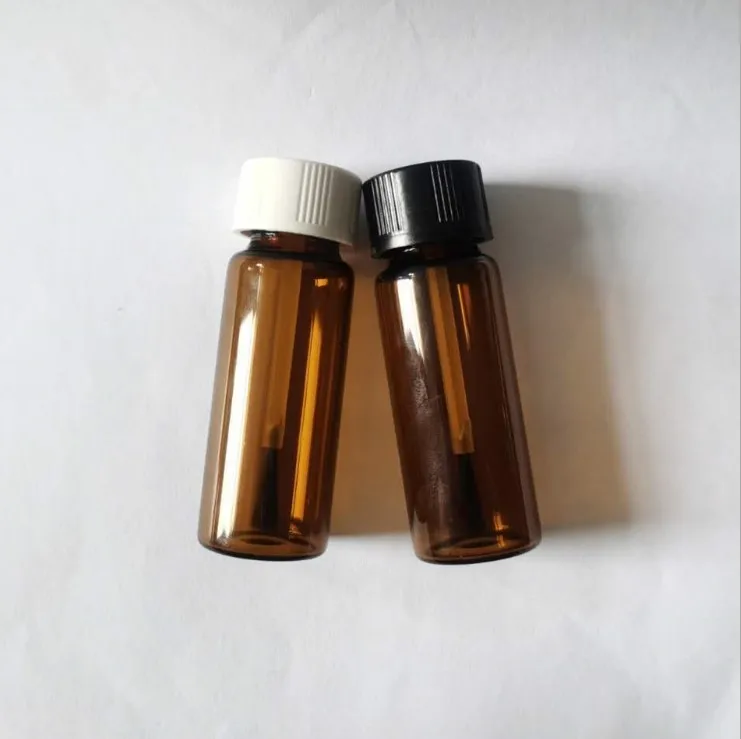 15ml 0.5OZ Amber Glass Empty Foot Care Nail Fungus Treatment Bottle Nail Gel Bottle With Bakelite Cover Glass Penicillin bottles