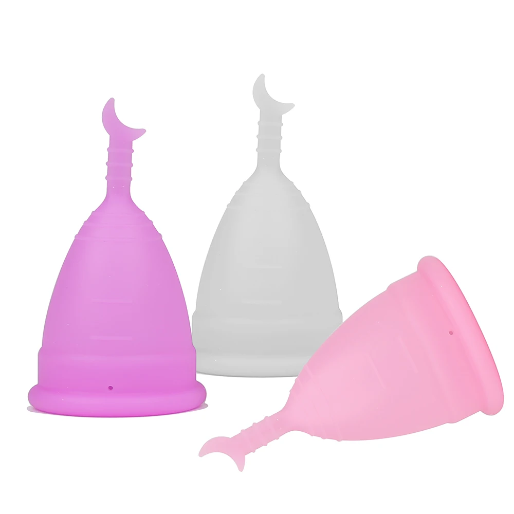 Wholesale Menstrual Cup Medical Grade Silicone  Reusable Feminine Silicone Menstrual Cup