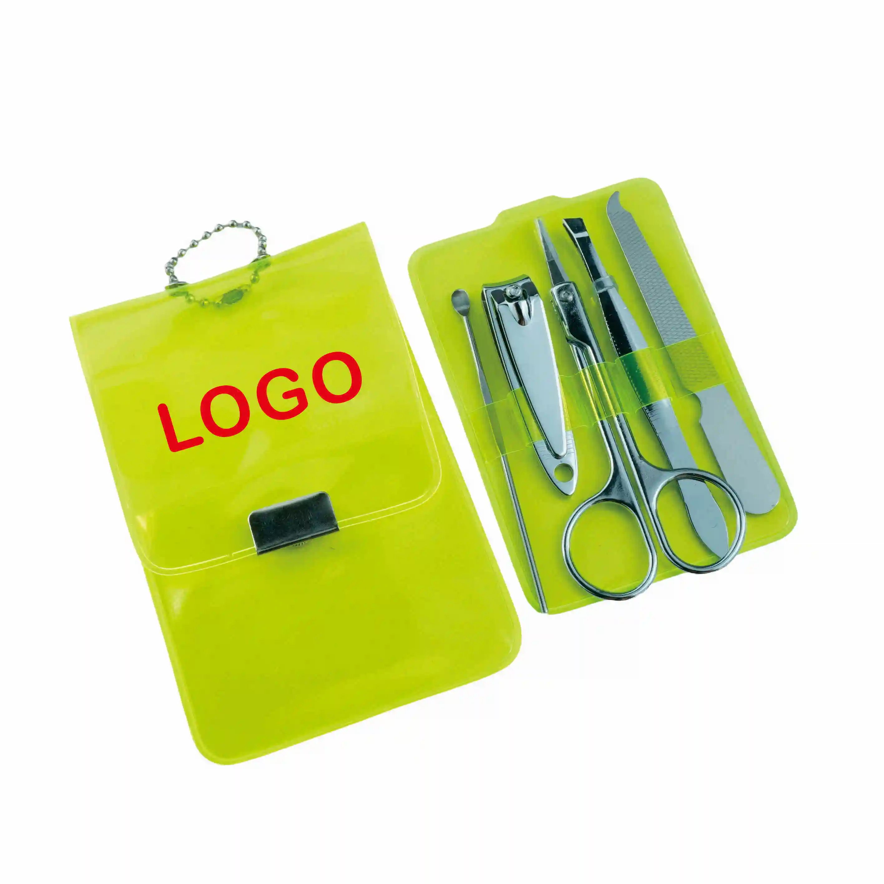 Custom Logo Popular 5 PCS Nail Scissors Kit Traveling Mini Manicure Gift Set for Nail Tools