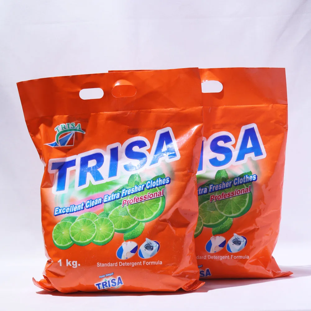 manufacturer custom cheap High foaming Natural Bagged washing powder mother powder