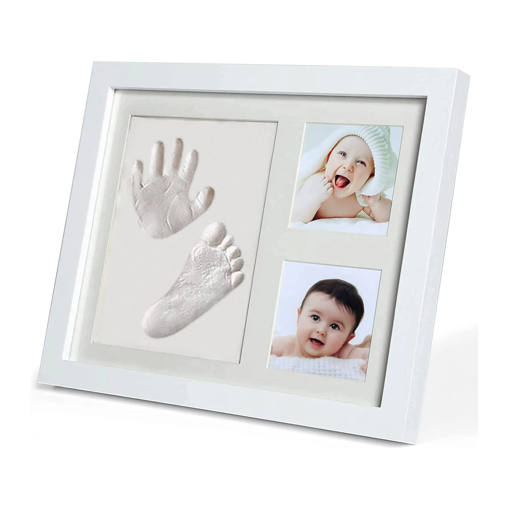 Impact Handprint Package Image Structure Package Clay for Newborn Infant Shower Present Computer Registry Baby Room Space Decor