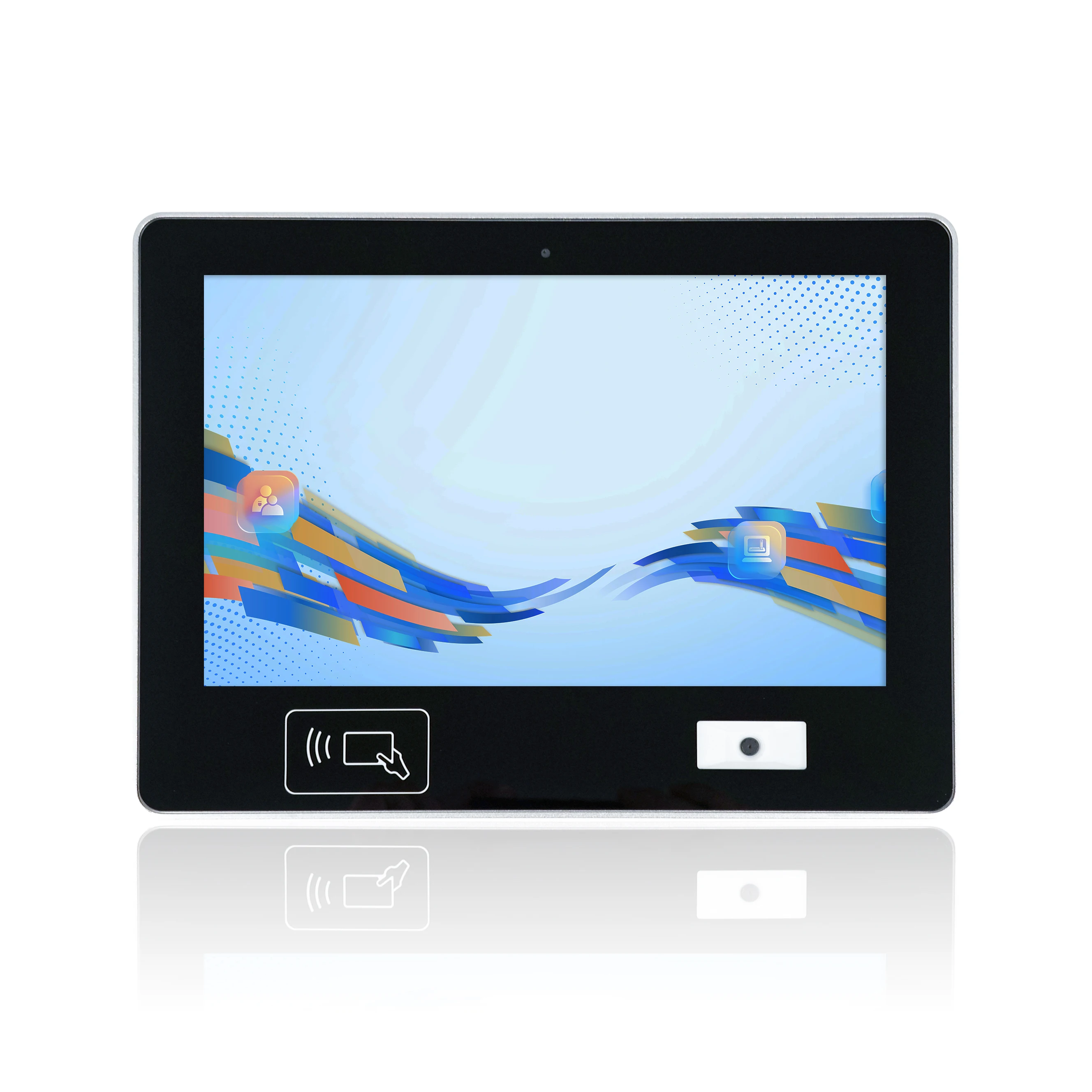 POS Price Checker DEWO Industrial Panel PC Touch Screen NFC 10 Inch Touch Screen Wall-mounted