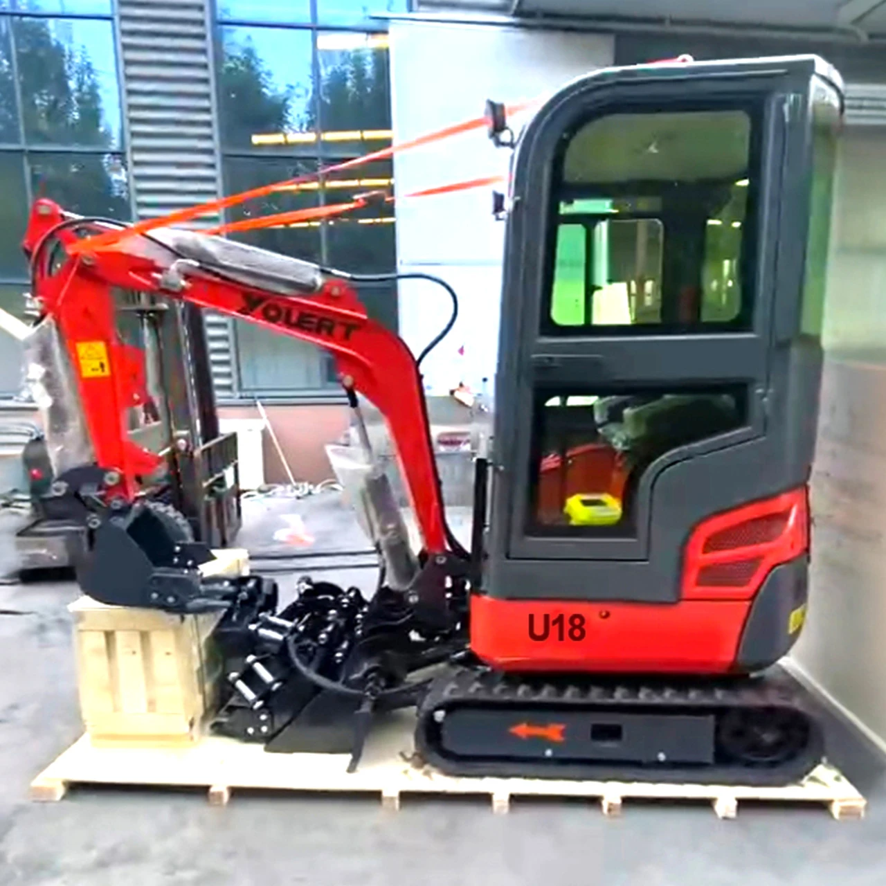 China factory direct sale 3 tons small diesel excavator with cheap price Home lawn mower crawler mini excavator