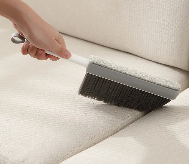 MZL Soft Bristles Sofa Sweeping Bed Brush Roller Scraper Bristles Electrostatic Brush Retractable Bed Brush