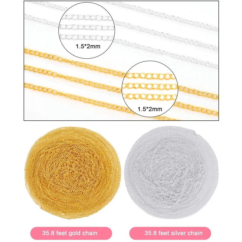 Lobster clasp pliers gold silver chain accessories jewelry DIY necklace jewelry accessory set