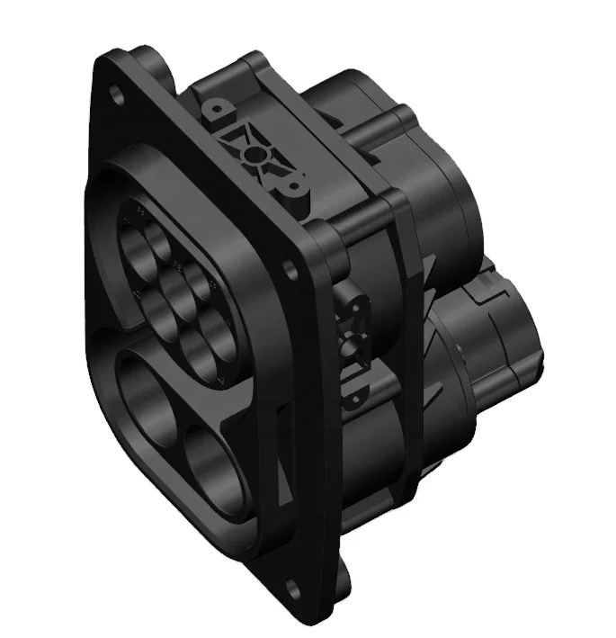 Workersbee 80A 1000V DC CCS2 EV charging socket for the charging station CE Certificate customized cable