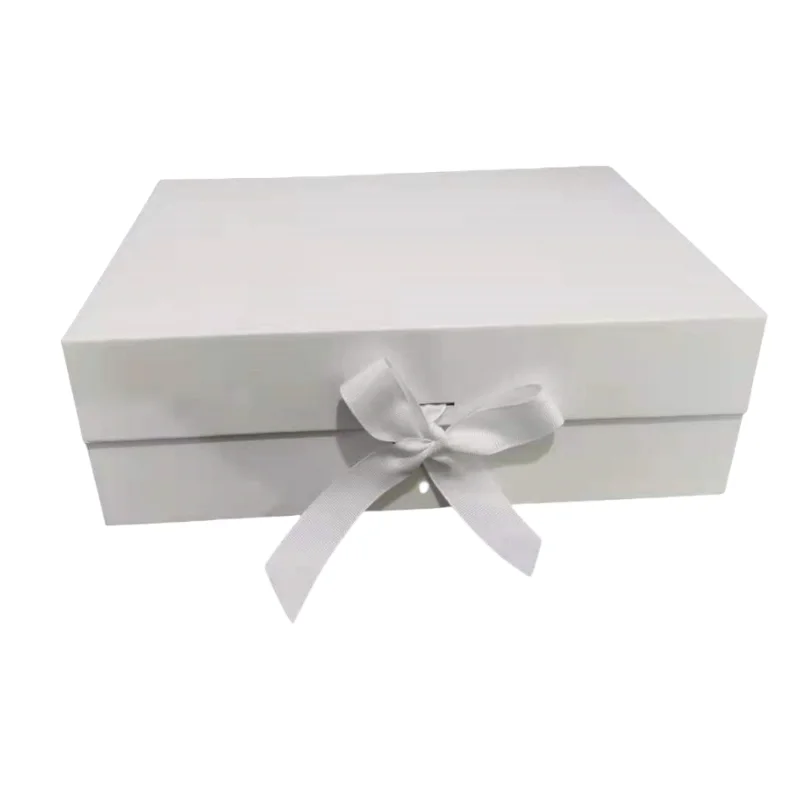 Factory Luxury Big Wedding Luxury Collapsible Cardboard Clothing Shoes Magnetic Closure Packaging Folding Paper Gift Box