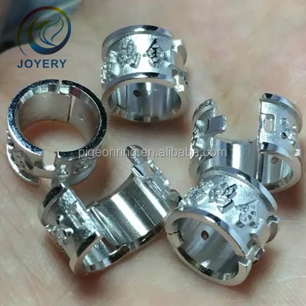 High quality Open silver pigeon rings bird rings bird bands poultry leg band chicken ring