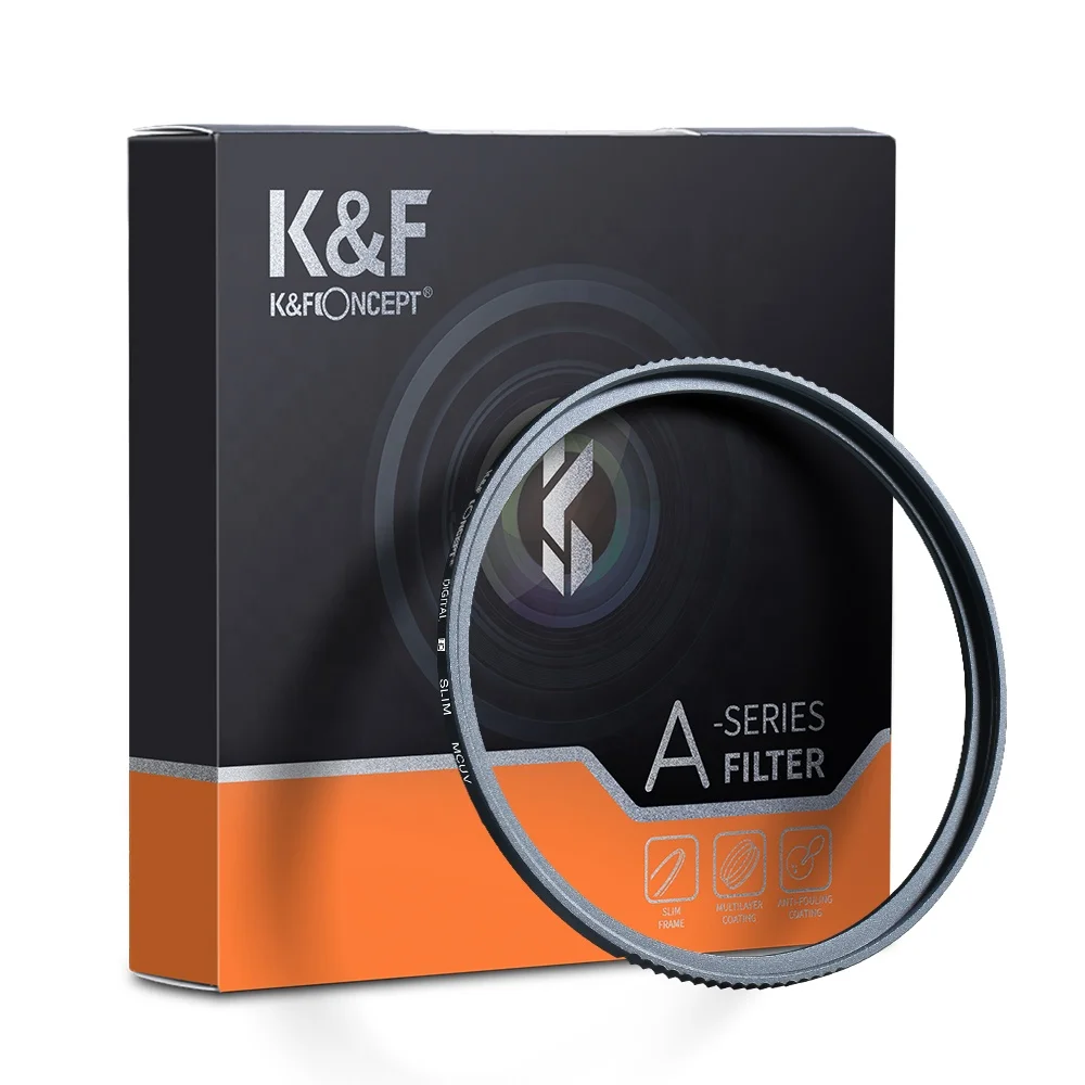 K&F Concept UV  37mm filter Multi-Coated Green Coats Slim MC UV filter Camera lens filter