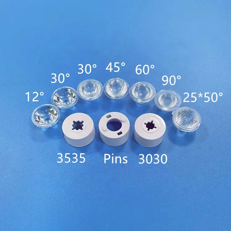 high quality oval beam lens 12mm pmma secondary optics for led wallwasher light