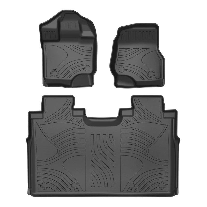 Anti slip waterproof non toxic TPE luxury custom 3d car mat for ford